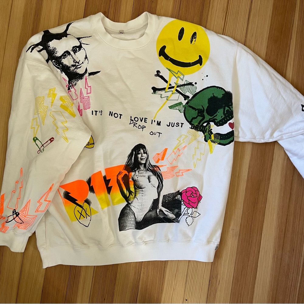 R13 Graffiti Sweatshirt